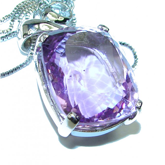 Vintage Style Amethyst .925 Sterling Silver handcrafted necklace
