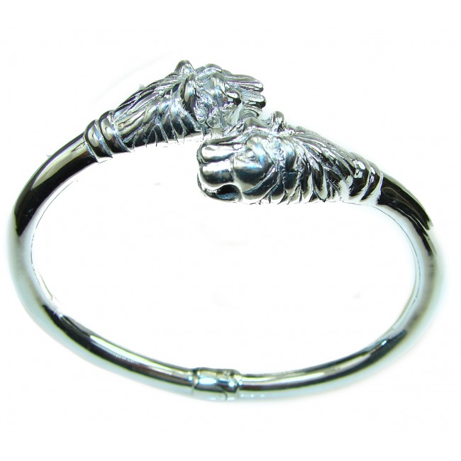 Two Lions Bali made Bracelet in .925 Sterling Silver